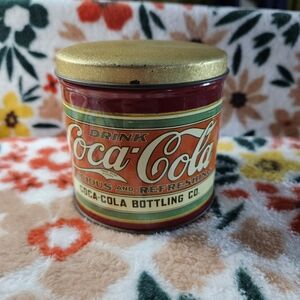 Coca Cola Red and Gold Tin